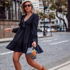 Zara Mini Dress with Bow